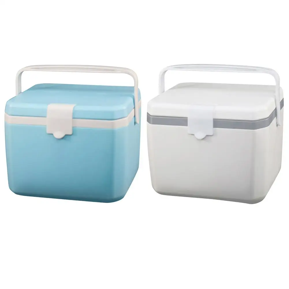 

Picnic Refrigerator 6L Portable Sealed Incubator Food Grade PP Material Outdoor Car Cooling Boxes Food Fresh-keeping Ice Bucket