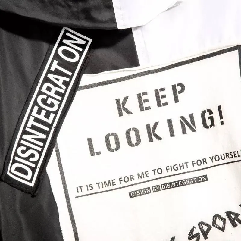 Мужские толстовки с капюшоном свитшоты искусственная кожа хип хоп уличная