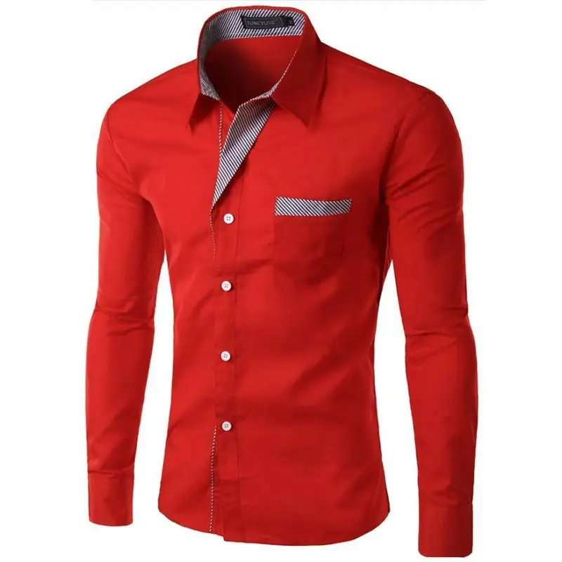 2022 hot sale new fashion camisa masculina long sleeve shirt men slim fit design formal casual brand male dress shirt size m 4xl free global shipping