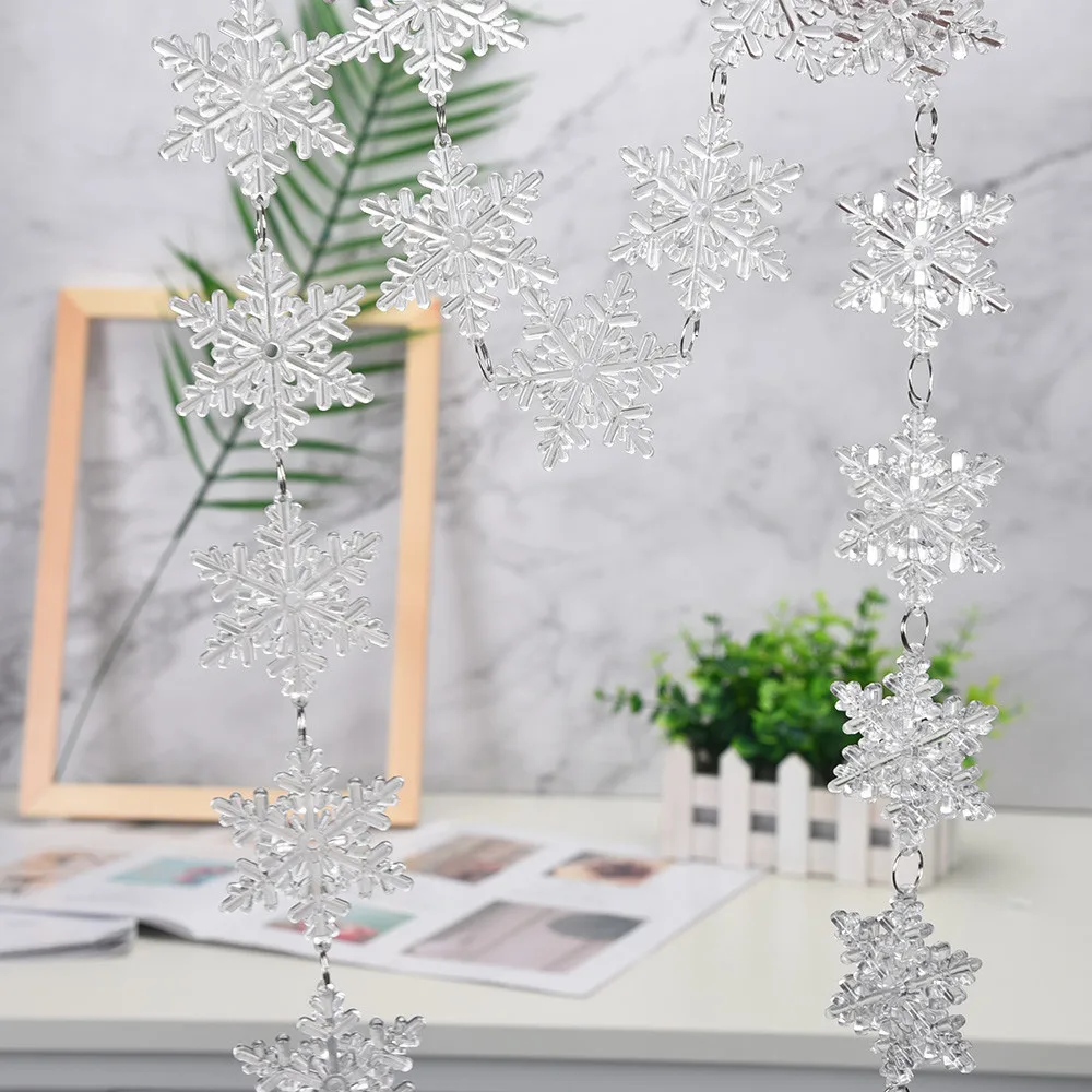 Merry Christmas акриловые снежинки елка Свадьба День Рождения украшения подвесные