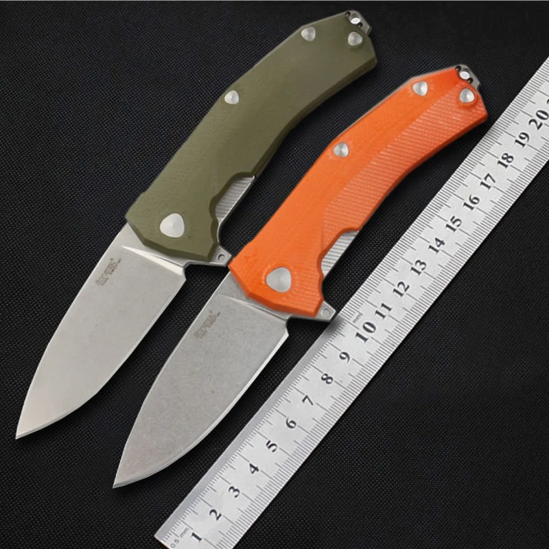 Складной нож MK лезвие из стали Sleipner Ручка G10 шариковый подшипник походный