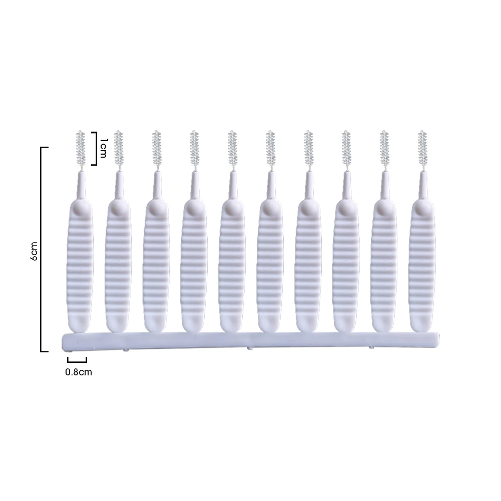 

10pcs/set Shower Head Small Brush Bottle Teapot Nozzle Kettle Spout Brush Micro Brush Small Pointed Hole Clean Accessories 0.7mm