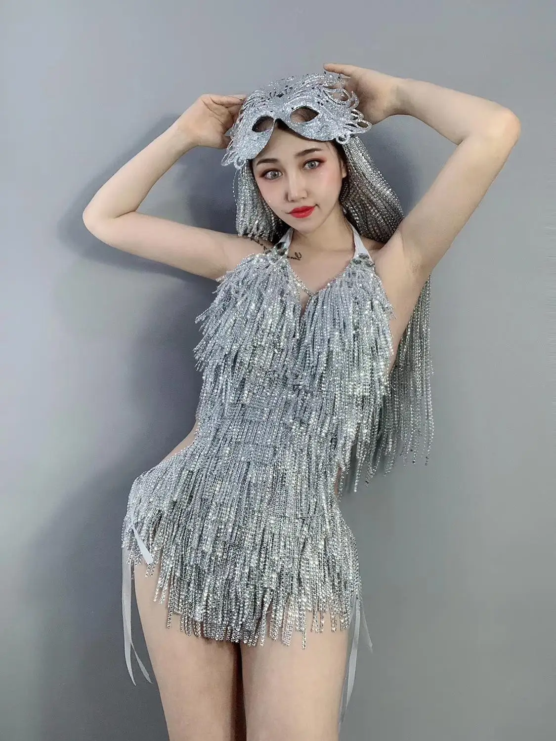 Женский сценический костюм для бара ночного клуба диджея танцевальный певицы