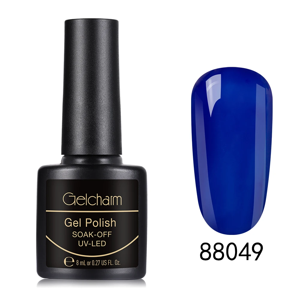 88049 Gelcharm 8 мл сменная серия Гель-лак для ногтей УФ светодиодный отмачиваемый лак для ногтей Блеск для ногтей салон маникюрный лак - Цвет: 88049