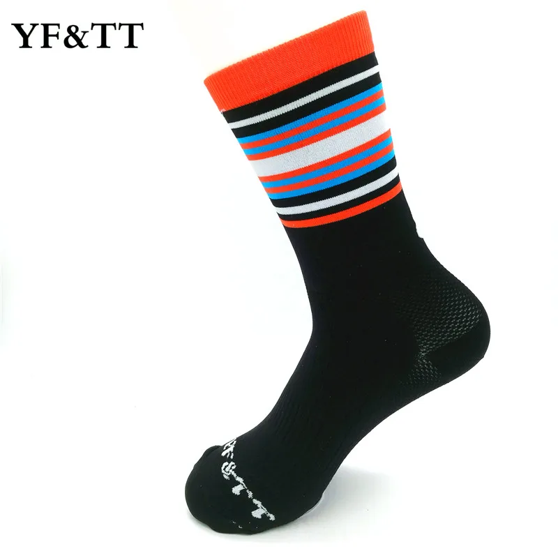 Высококачественные велосипедные спортивные носки YF & TT дышащие беговые для