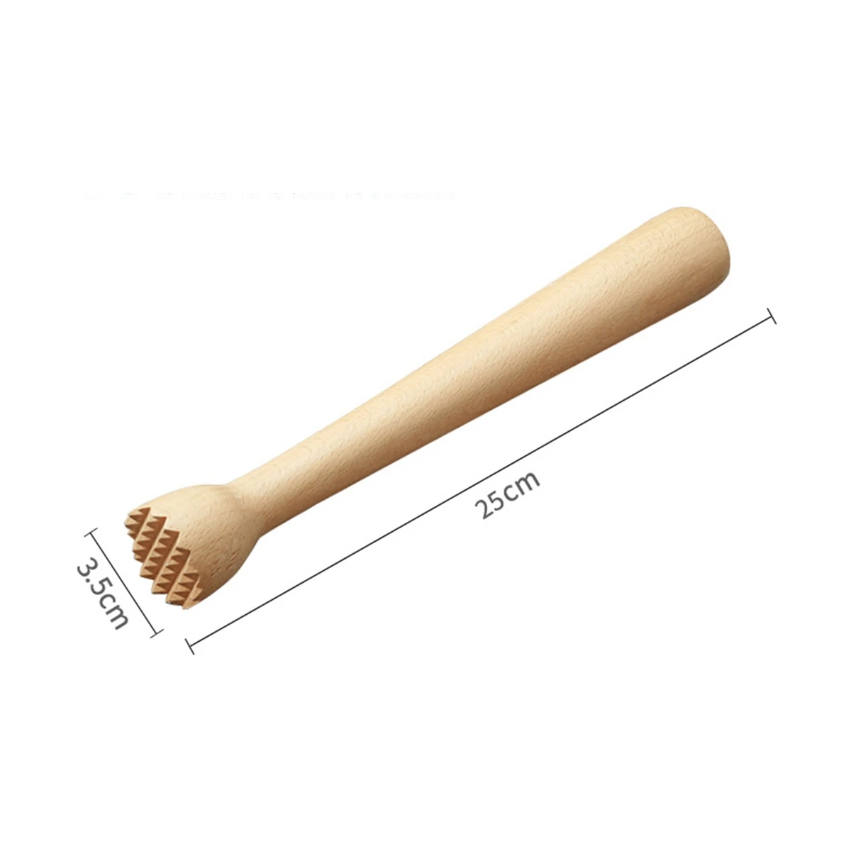 

1PC Wooden Drink Muddler Wooden Masher Crusher Cocktail Damper Tool Ice Hammer