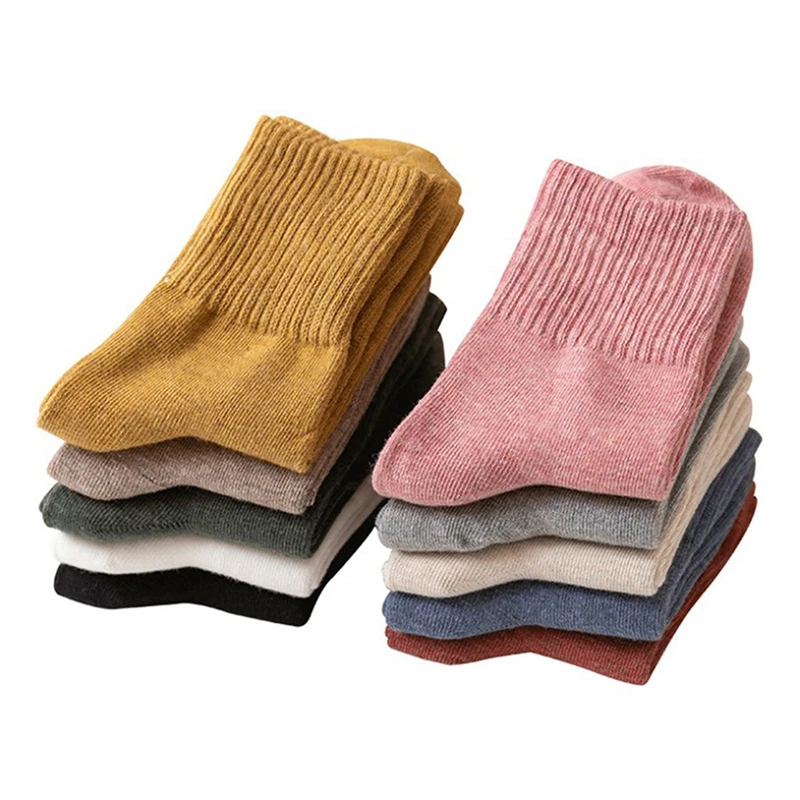 

1 Pairs Autumn Winter Warm Women Cotton Socks Colorful Special Comfortable Knitted Girls Casual Socks Women