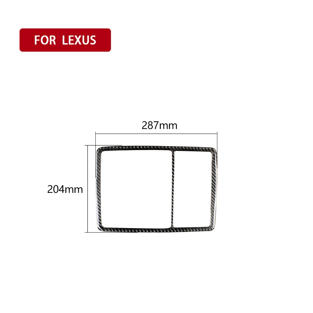 

Wear-resisting Carbon Fiber Interior Mouldings Map Reading Light Frame Sticker Interior Accessories for Lexus RX 300 270 200t