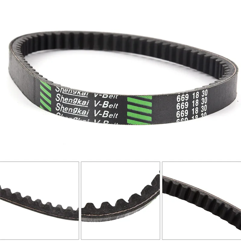 

New Drive Belt 669 18 30 Scooter Moped 49cc 50cc Go Kart GY6 CVT For TAOTAO Roketa