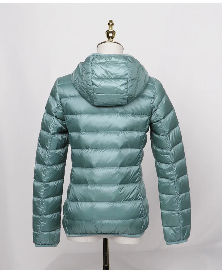 Зимние женские пуховики S 7XL ультра светильник белый утиный пух куртки с длинным