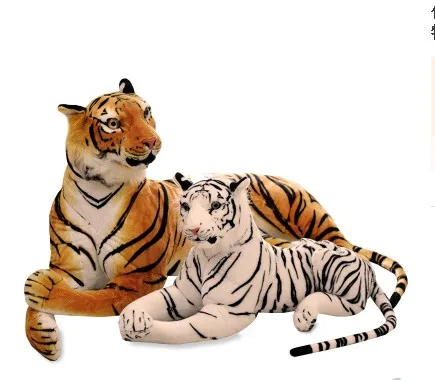 

Free shipping Lifelike Tiger Plush Toys Soft Stuffed Animals Simulation Tiger Doll Children Kids Birthday Gifts