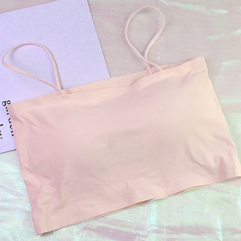 Женский бесшовный бюстгальтер на бретельках сексуальный со съемной подкладкой