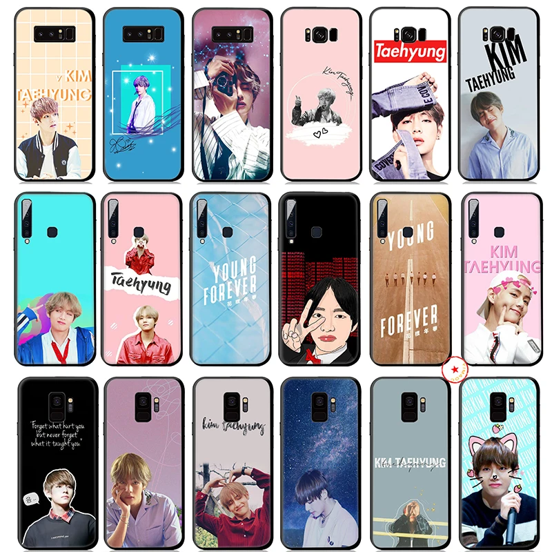 Мягкий силиконовый чехол V Kim Tae Hyung K Pop для Samsung Galaxy A9 A8 A7 A6 Plus 2018 A5 A3 2017 2016 J6 телефон |
