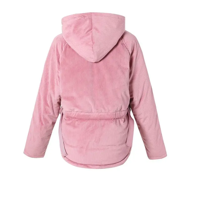 Горячая Распродажа короткая куртка из бархатного хлопка пуховик маленькая