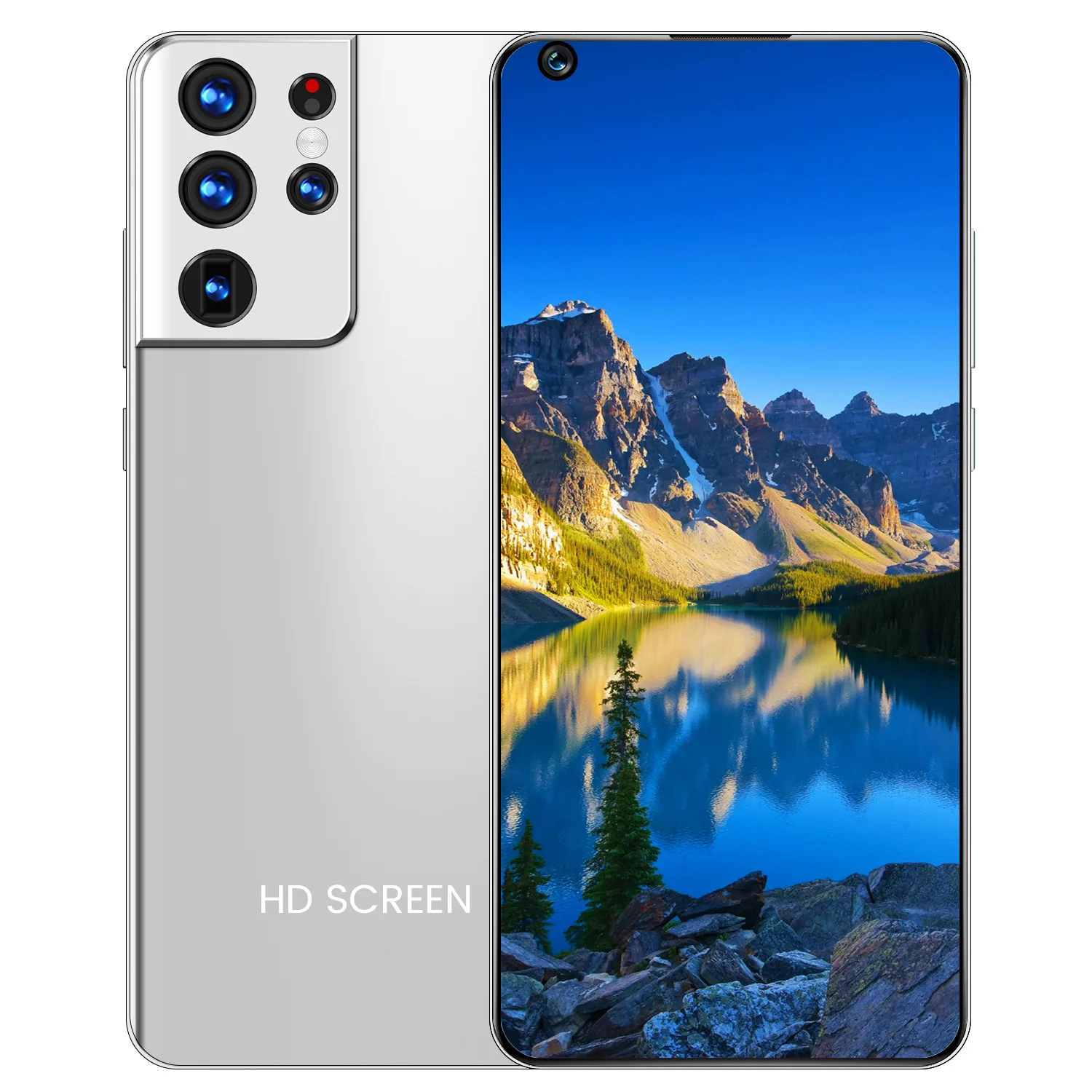 

2021 Newest 7.3" Galax S21Ultra Mobile Phone Snapdragon 865 Android 10.0 12GB 512GB 6800mAh Fingerprint Unlock Smart Cellphone