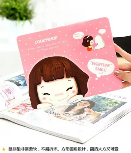Pattern Girl Anti-Slip Cute Mat Mouse Pad MousePad Colorful Mousepad kawai durable Soft pad | Компьютеры и офис