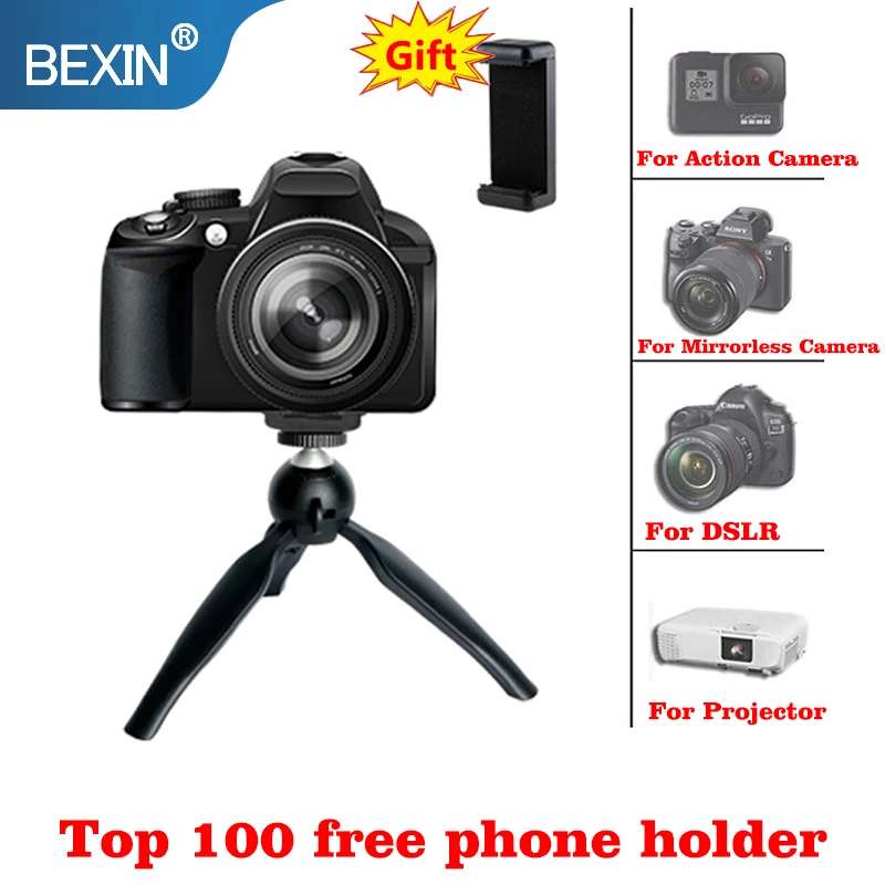 Настольный мини-штатив для камеры BYINTEK R19 U50 P30 P20 P7 XGIMI Z4 CC H1 z5 N20 plya Mogo pro - купить по