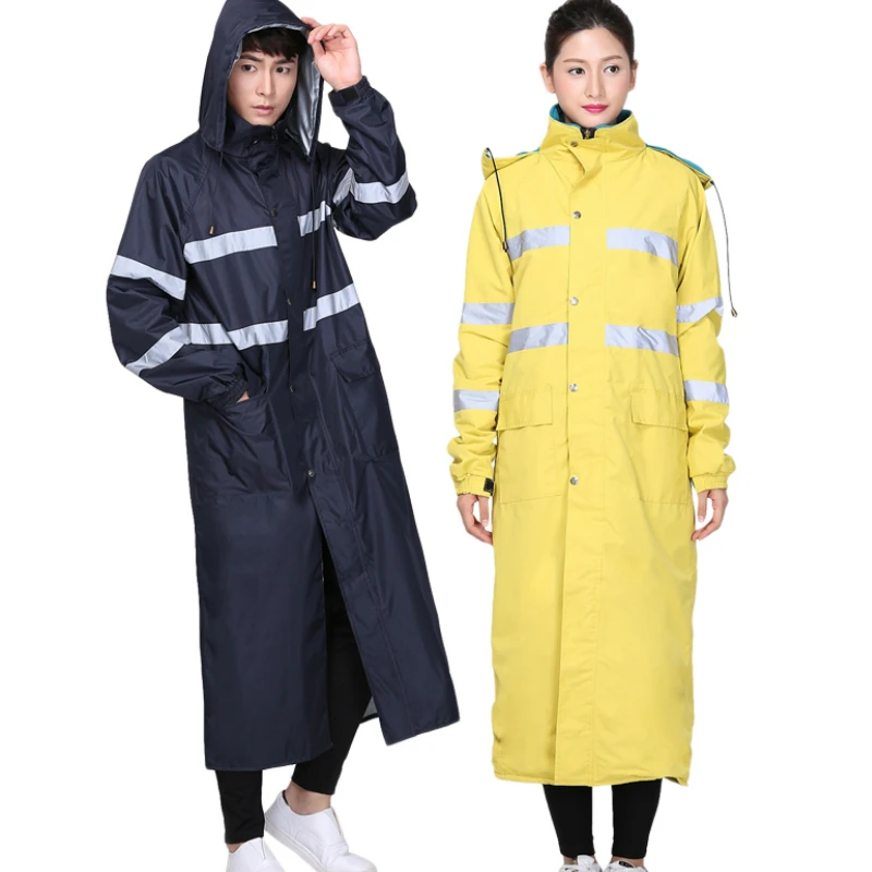

Thick Men Hood Raincoat Jacket Women Windbreaker Waterproof Reusable Raincoat Motorcycle Poncho Yagmurluk Erkek Rain Gear AD50RC