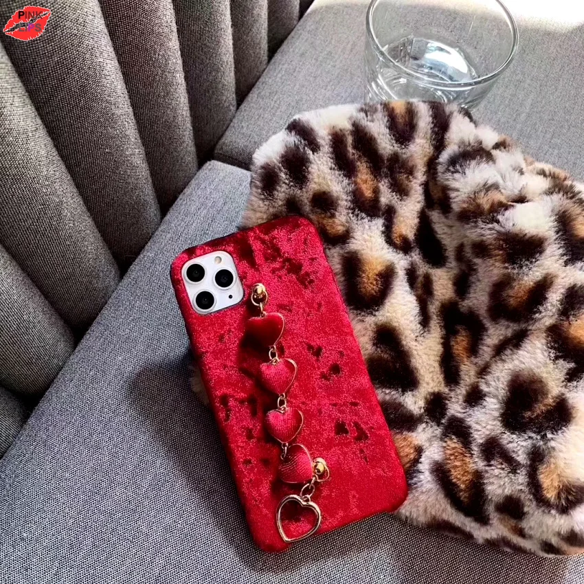 Модный вельветовый зимний чехол для телефона iphone 11 Pro Max XR XS X 7 8 6 6s Plus теплый