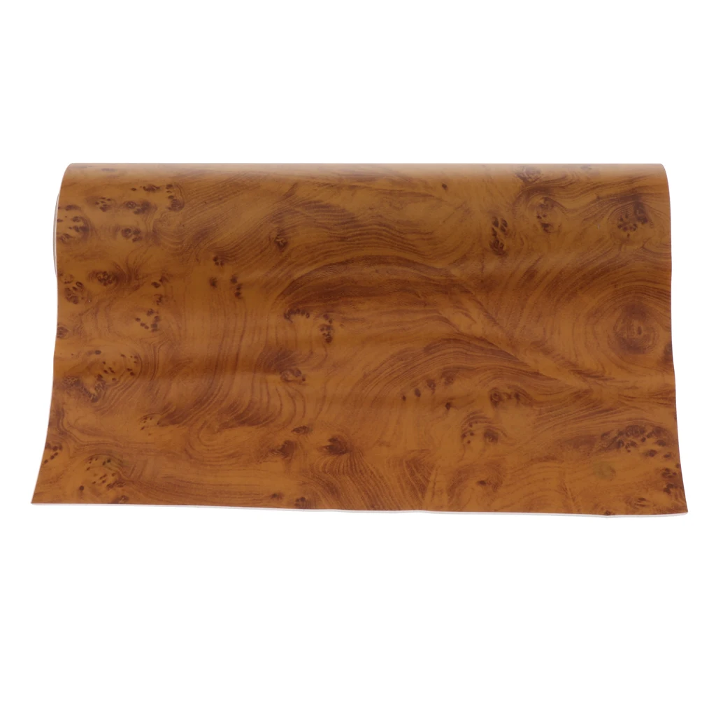 

Gloss Faux Wood Removable Self-Adhesive Car Vinyl Wrap Film Sticker