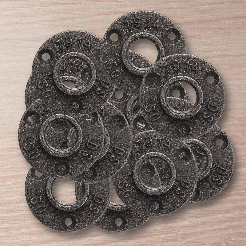 3/4 дюйма черная чугунная труба фитинги напольный фланец BSP резьбовое отверстие |