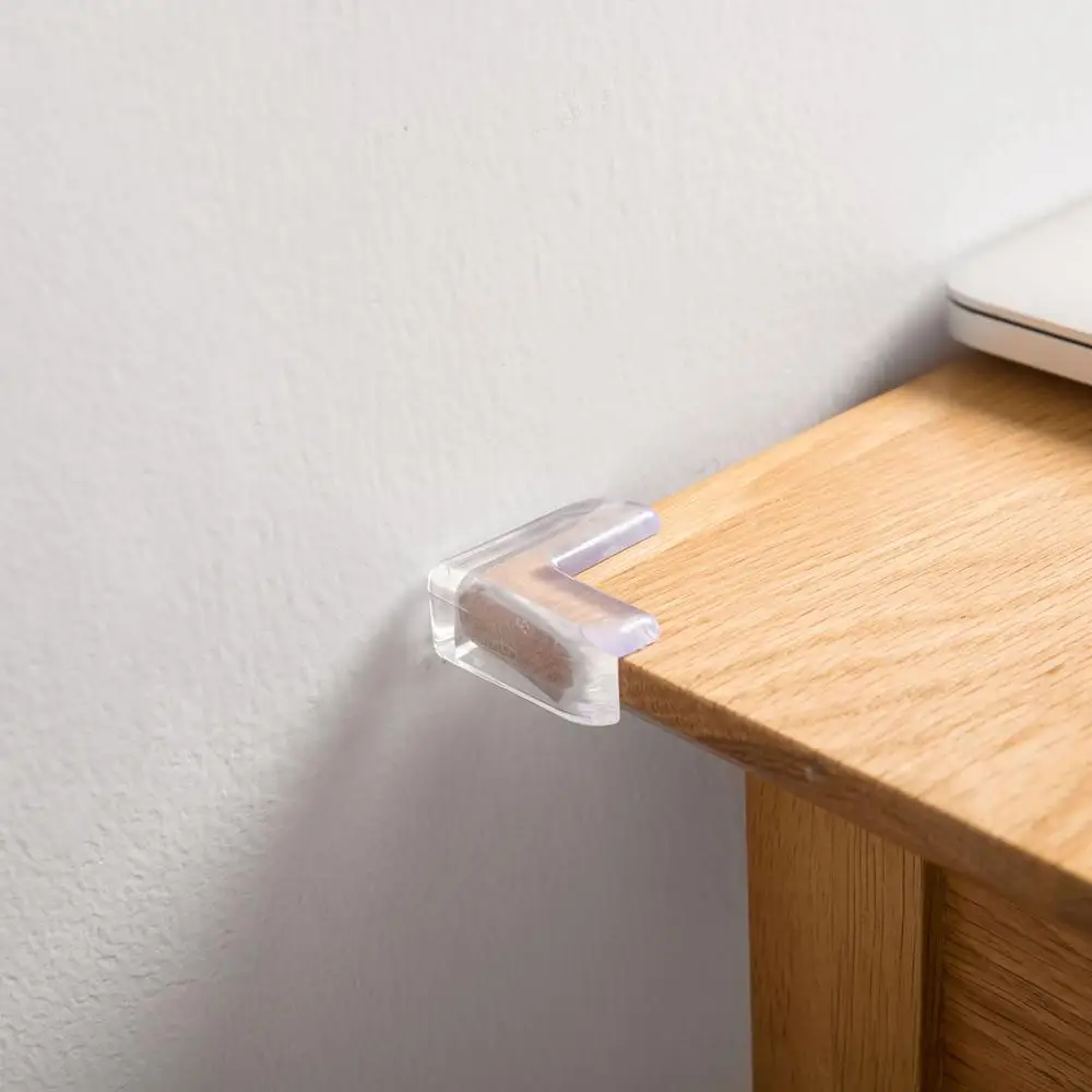 10 шт. прозрачные накладки на углы стола для защиты от столкновений|Мебельные