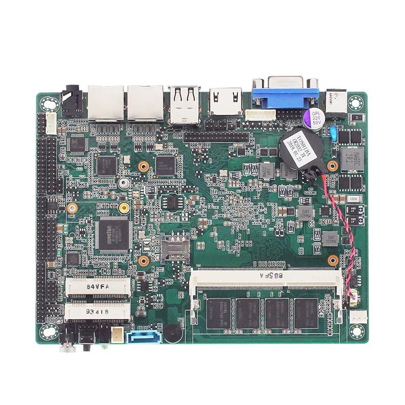 Z-3.5 Встроенная Материнская плата Celeron J1900 встроенная 4G широкая мощность 6 * COM