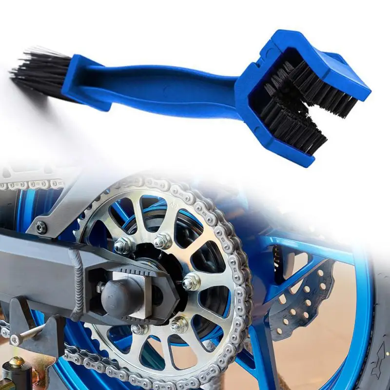 Chain brush Three-sided chain cleaning brush bicycle brush chain brush motorcycle chain brush