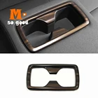 Углеродное серебристое дерево для Toyota Highlander RAV4 2021 2022 отделка аксессуары подлокотник для заднего сиденья автомобиля декоративная крышка для чашки с водой