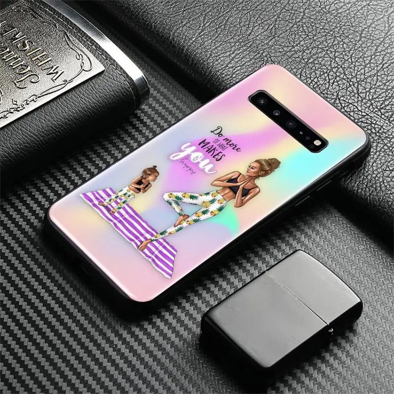 

Baby Mom Girl Queen Phone Case For Samsung Galaxy S20 S10e S10 Plus S9 S8 S7 Edge Note 10 Lite 9 8 Back Cover Coque Shell Fundas