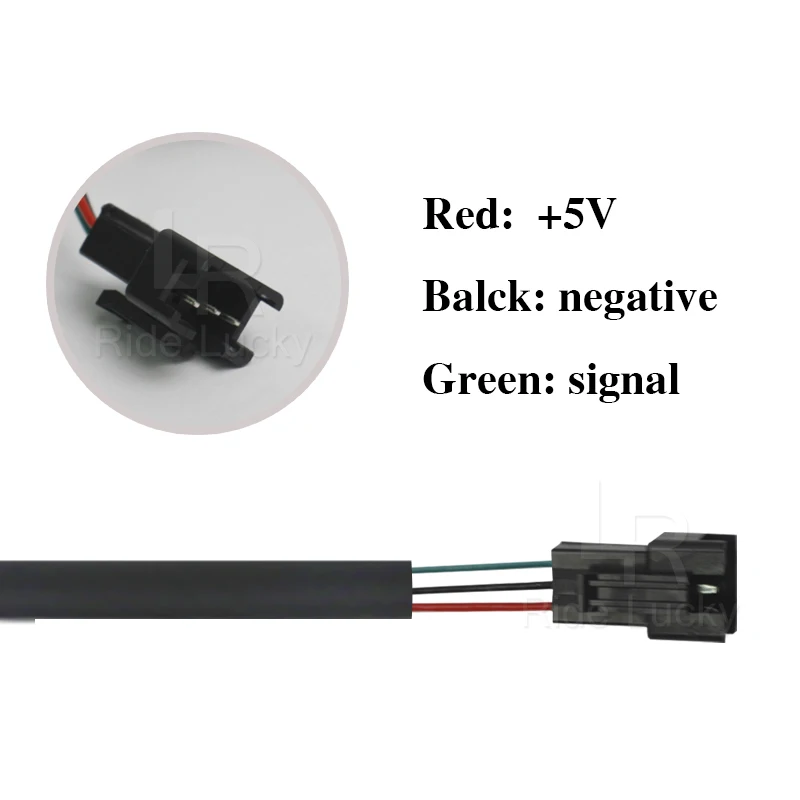 

Wuxing high quality SM Waterproof 130X Thumb Throttle 24V 36V 48V 60V 72V Connector Electric Bike 3 pins Accessories