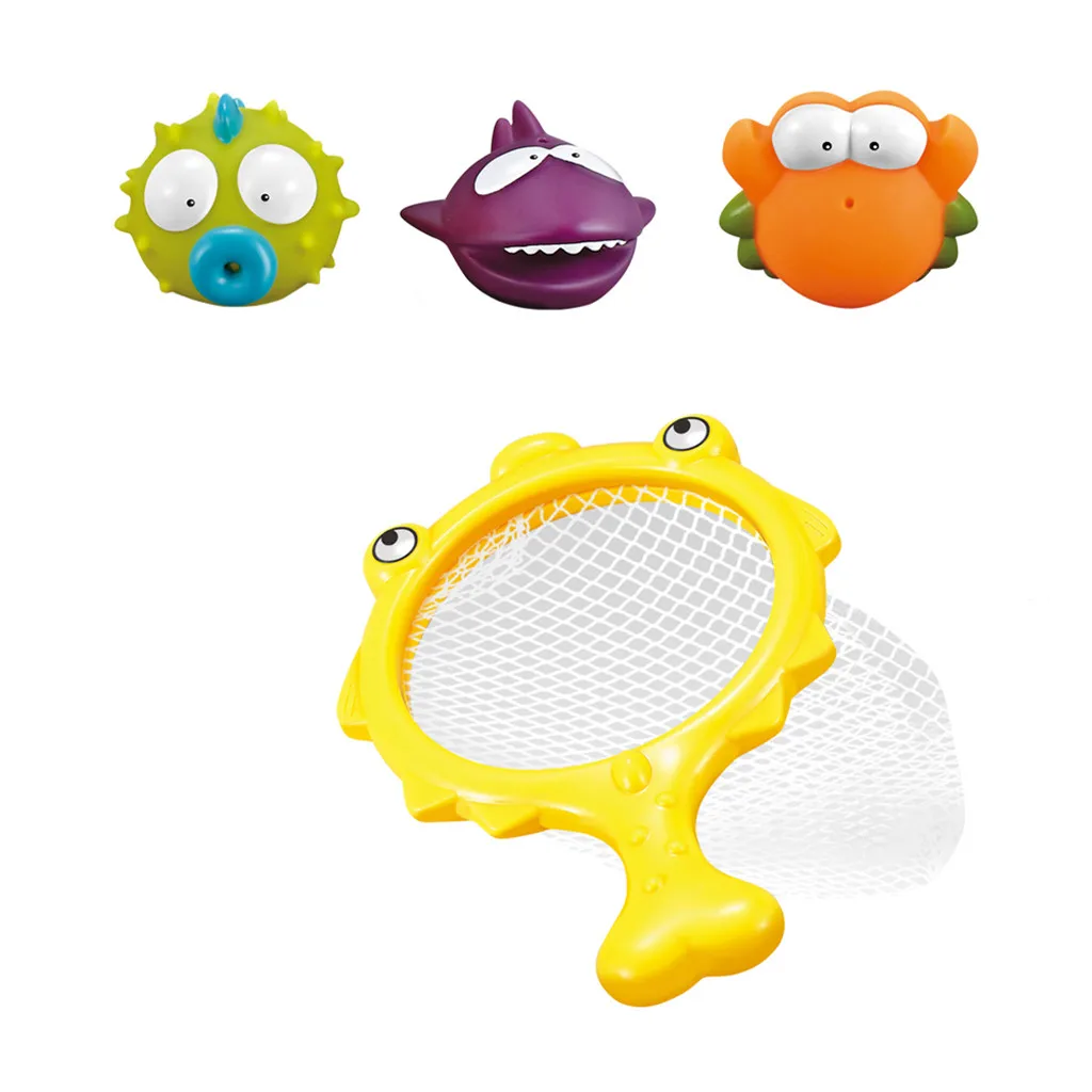 

11pcs Children Bath Toys Caterpillar Stacking Cups Bath Pool Water Table Toy Squeez Spraying Water Bath Toy 5*