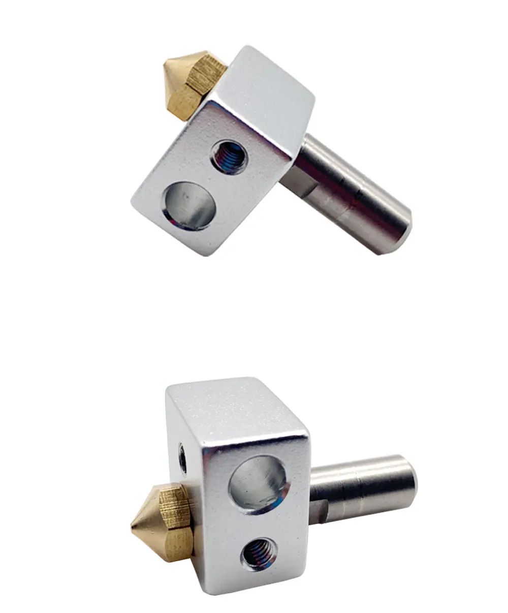 MK10 принтер Запчасти Hotend Комплект 0. 4 мм Медь насадка M7 нить Heatbreak с Тефлон PTFE-для Wanhao/FlashForge/создатель и т. д