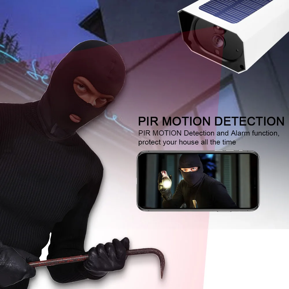 Камера с солнечной панелью wi fi 1080P|Камеры видеонаблюдения| |