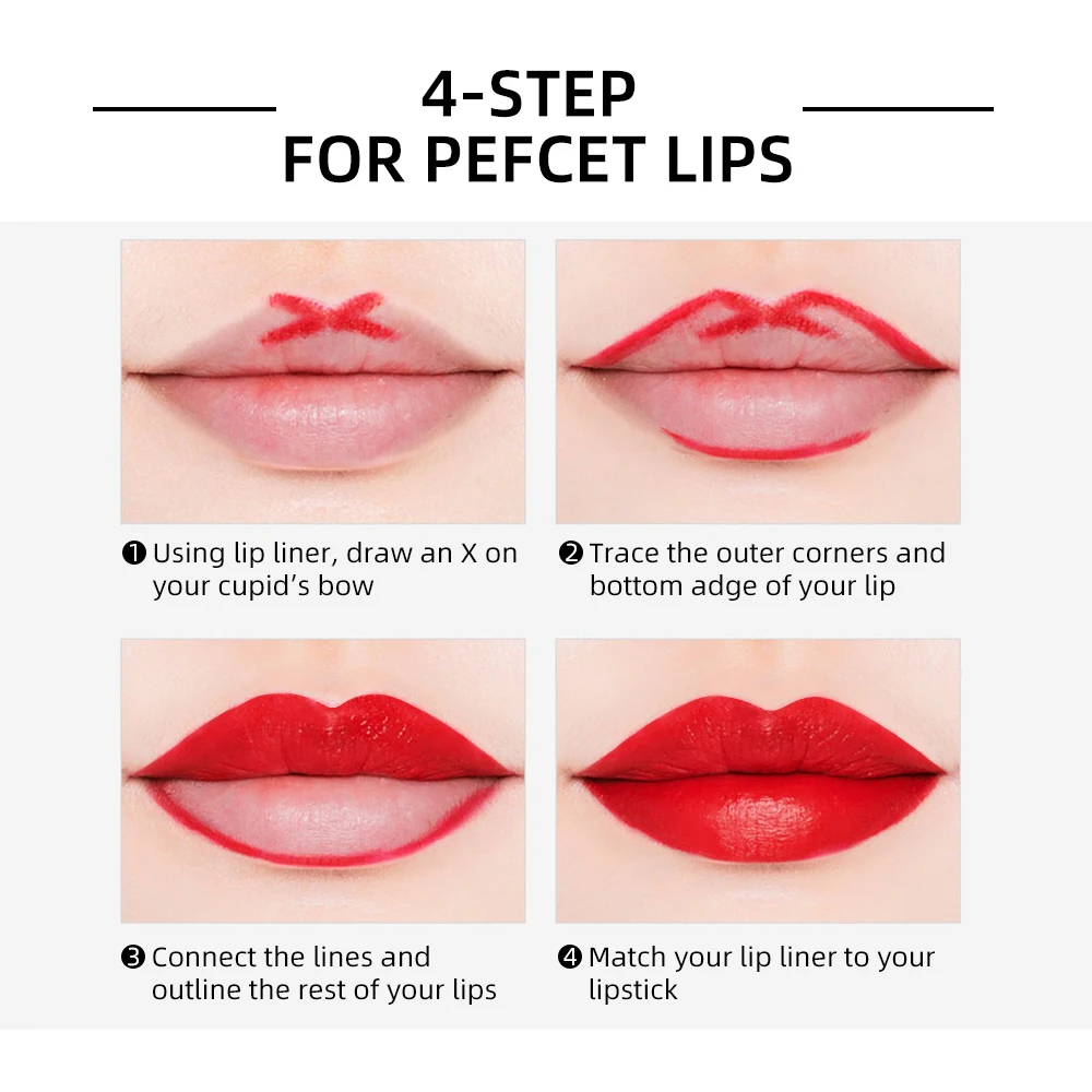 12 шт./компл. карандаш для губ нюдовый матовый лайнер увлажняющая водостойкая