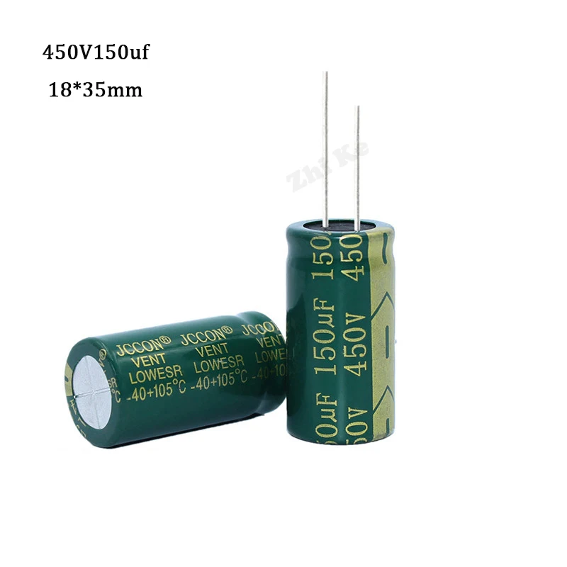 10pcs/lot 450v 150UF high frequency low impedance 18*35mm 20% RADIAL aluminum electrolytic capacitor 150000NF 450v150uf 20%