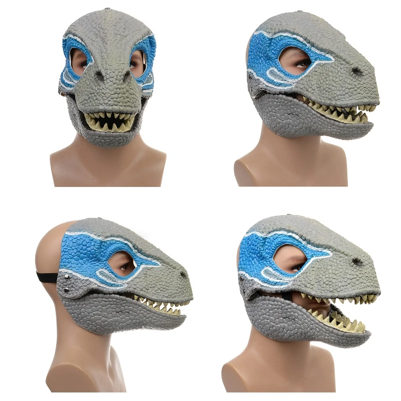 Хэллоуин динозавр дневная маска латексная ужасная шляпа маски принадлежности