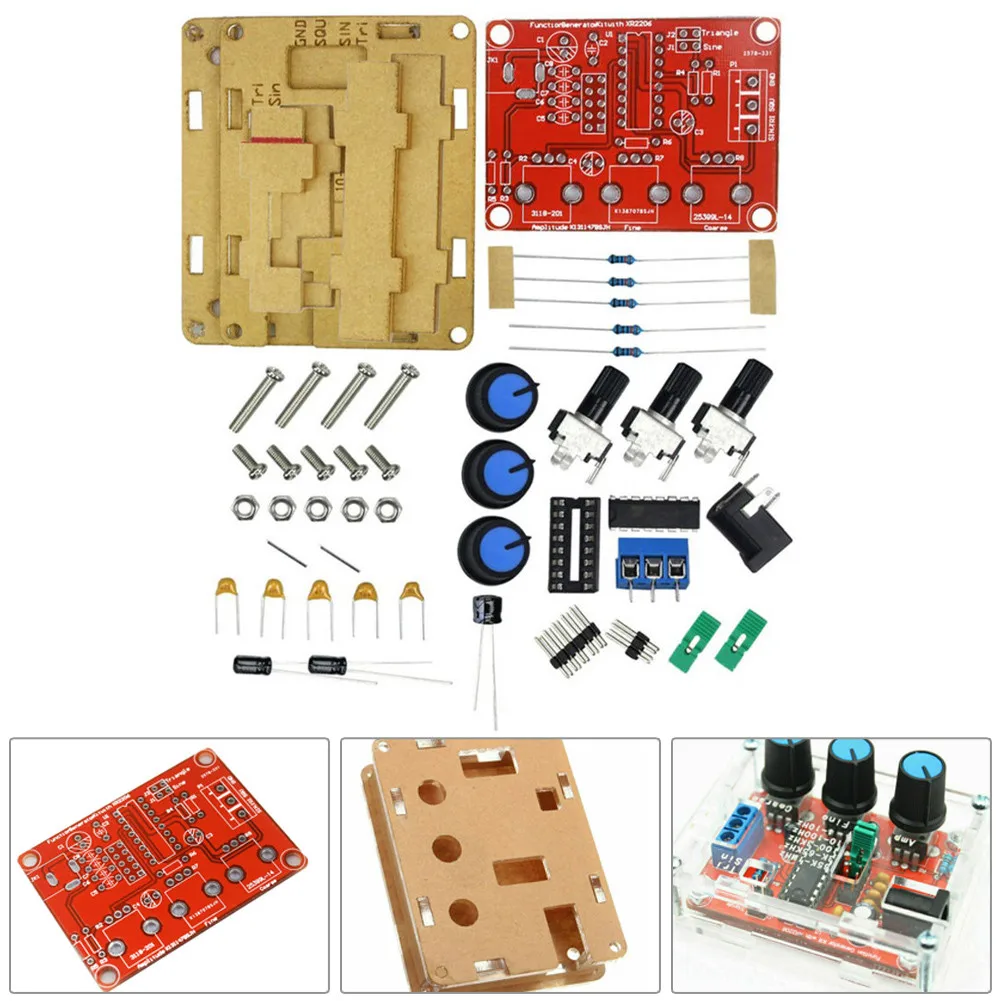 Генератор сигналов XR2206 синусоидальный/треугольный/квадратный Регулируемая