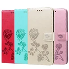 Роскошные розовые кожаные чехлы для Xiaomi Redmi Note 7 6 5 Pro 5A Prime 6A 7A 5 Plus S2 GO K20 Pro, чехол-бумажник с откидной крышкой, держатель для карт