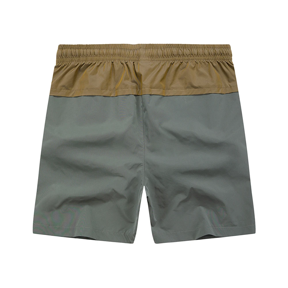 Шорты мужские с кулиской повседневные короткие штаны однотонные пэчворк уличная