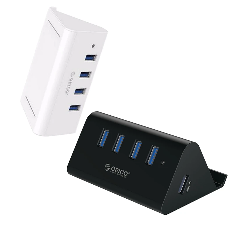 

ORICO 5Gbps High Speed Mini 4 Ports USB 3.0 HUB For Desktop Laptop With Stand Holder For Phone Tablet PC