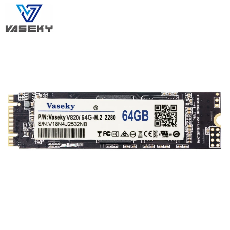 

Внутренний SSD-накопитель Vaseky V820 M.2 2280 NGFF SATA 64 Гб/128 ГБ/256 ГБ, Твердотельный накопитель для настольного ПК, ноутбука