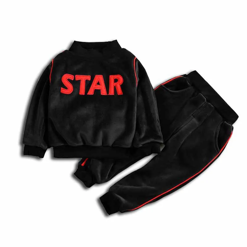 Осенне-зимний комплект одежды для маленьких мальчиков и девочек комплекты детей