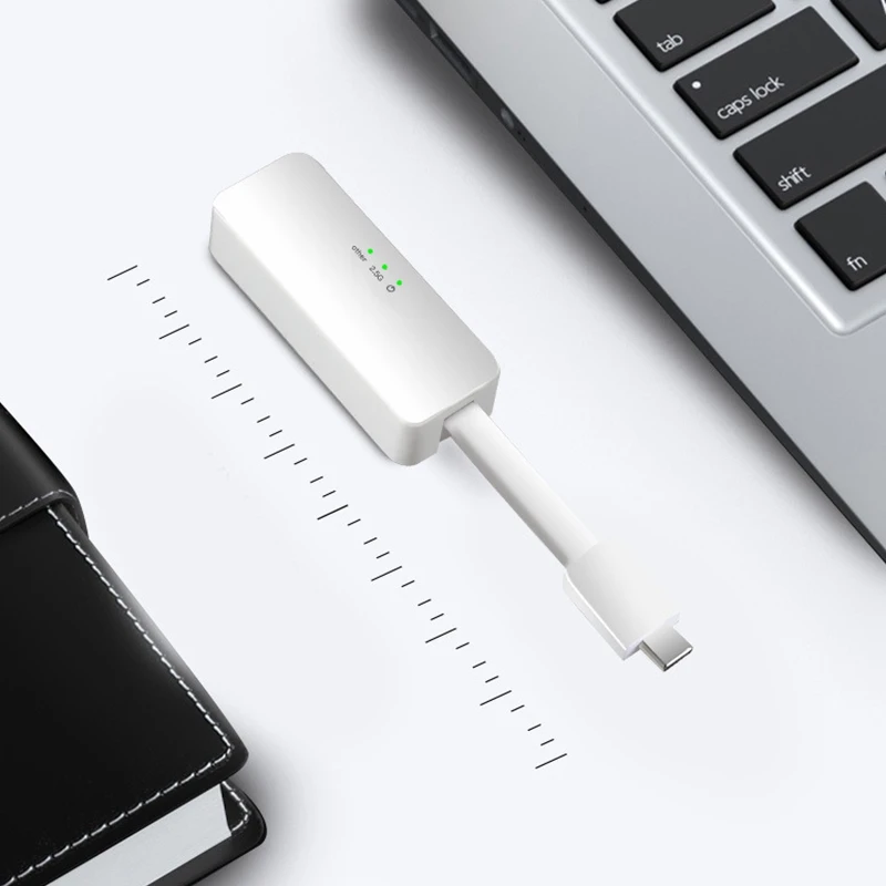 Сетевая карта Type C RJ45 Gigabit Ethernet 2 5G LAN проводной сетевой адаптер для ПК Windows Mac OS