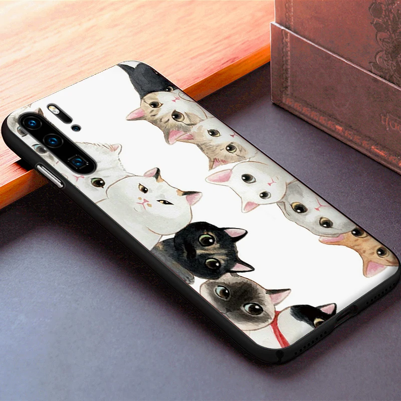Cat для huawei Y6 Y7 Y9 Prime 2019 Коврики 10 20 Pro Nova2 3 4 Lite Nova 2i 3i 5i защитный корпус мобильных