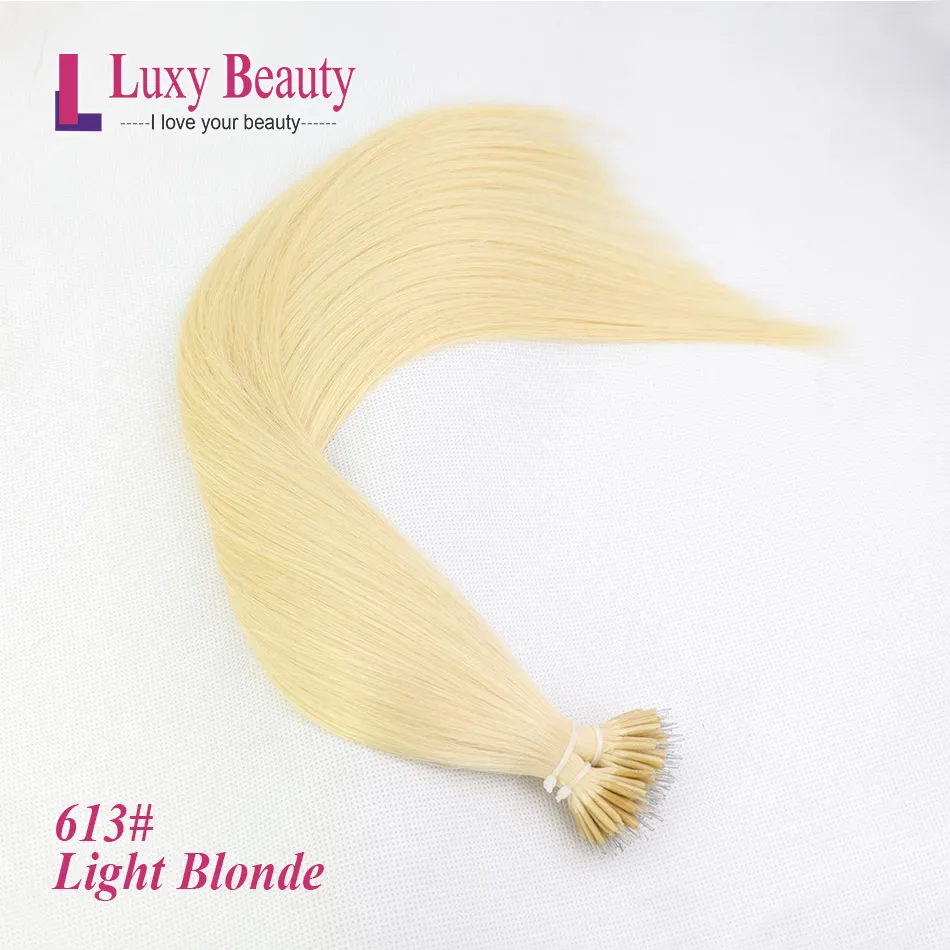 #613 Lucybeauty 1"-22" 1 г/шт. 8 цветов нано-наращивание волос искусственные волосы одинаковой направленности микро кольцо нано бусина волосы микро-звено наращивание волос - Цвет: #613