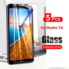 5 шт. для Xiaomi Redmi 7A закаленное стекло Защита для экрана для Xiaomi Redmi 7A 7 A Прозрачная защитная стеклянная пленка для телефона 9H