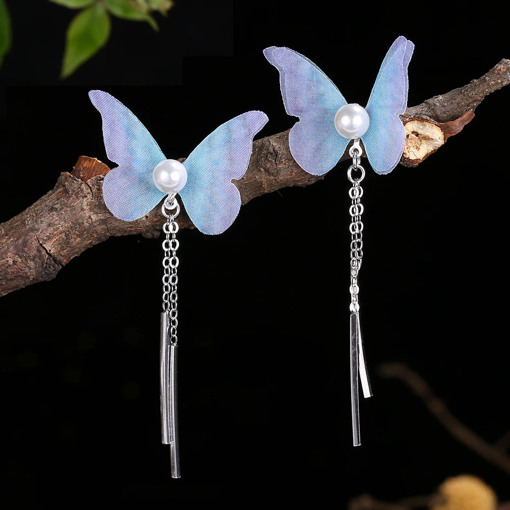 

ZEMIOR Romantic Butterfly 925 Sterling Silver Drop Earrings For Women Minimalist Animal Earring Wedding Fine Jewelry New Arrival