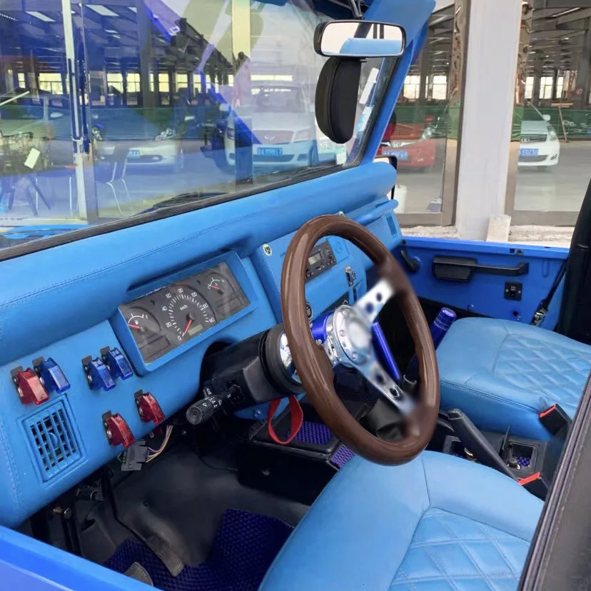 15 дюймов Автомобильный руль классический твердой древесины серебро спицы