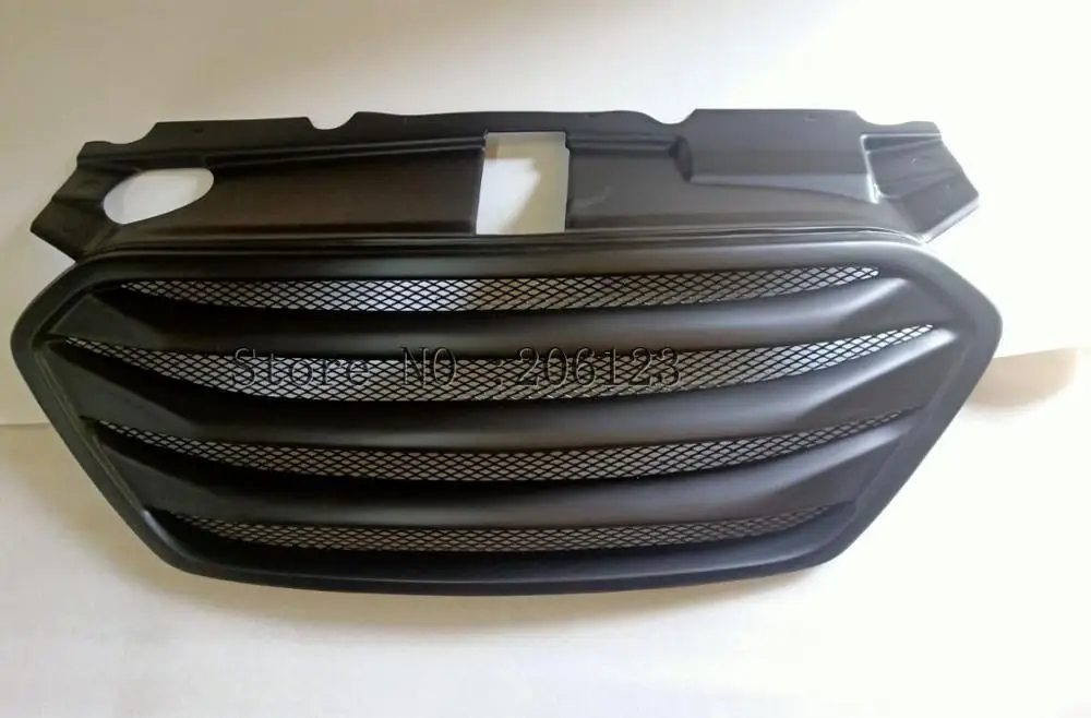 Черный полимерный накладной гриль для передней решетки капота подходит